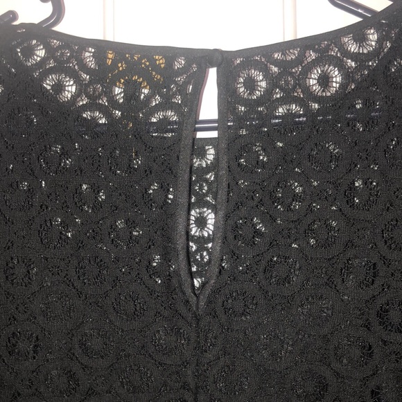 Laundry by Shelli Segal Black Lace Tunic Style Dress size 2 - Picture 5 of 12